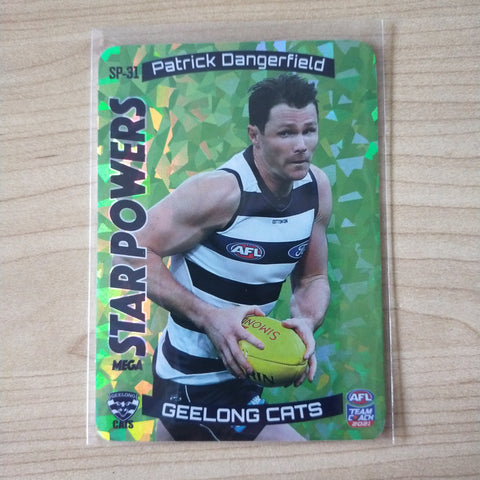 2021 AFL Teamcoach Green Star Powers Patrick Dangerfield Geelong SP-31