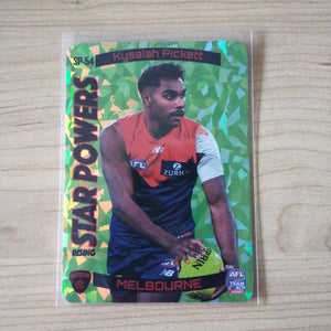 2021 AFL Teamcoach Green Star Powers Kysaiah Pickett Melbourne SP-54