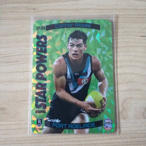 2021 AFL Teamcoach Green Star Powers Connor Rozee Port Adelaide SP-64