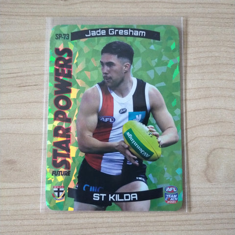 2021 AFL Teamcoach Green Star Powers Jade Gresham St Kilda SP-73