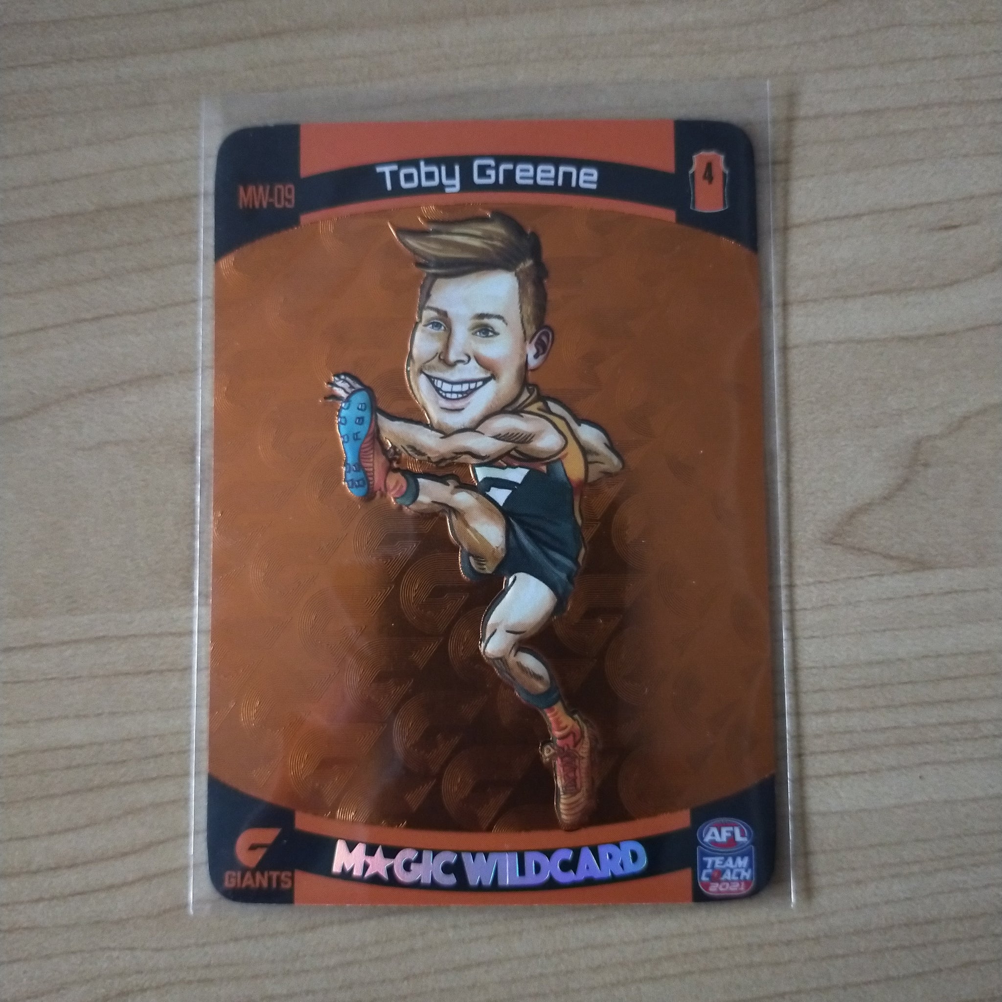 2021 AFL Teamcoach Magic Wildcard Toby Greene GWS MW-09