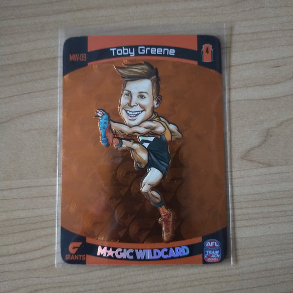 2021 AFL Teamcoach Magic Wildcard Toby Greene GWS MW-09