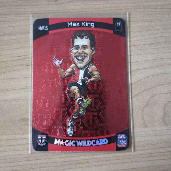 2021 AFL Teamcoach Magic Wildcard Max King St Kilda MW-15