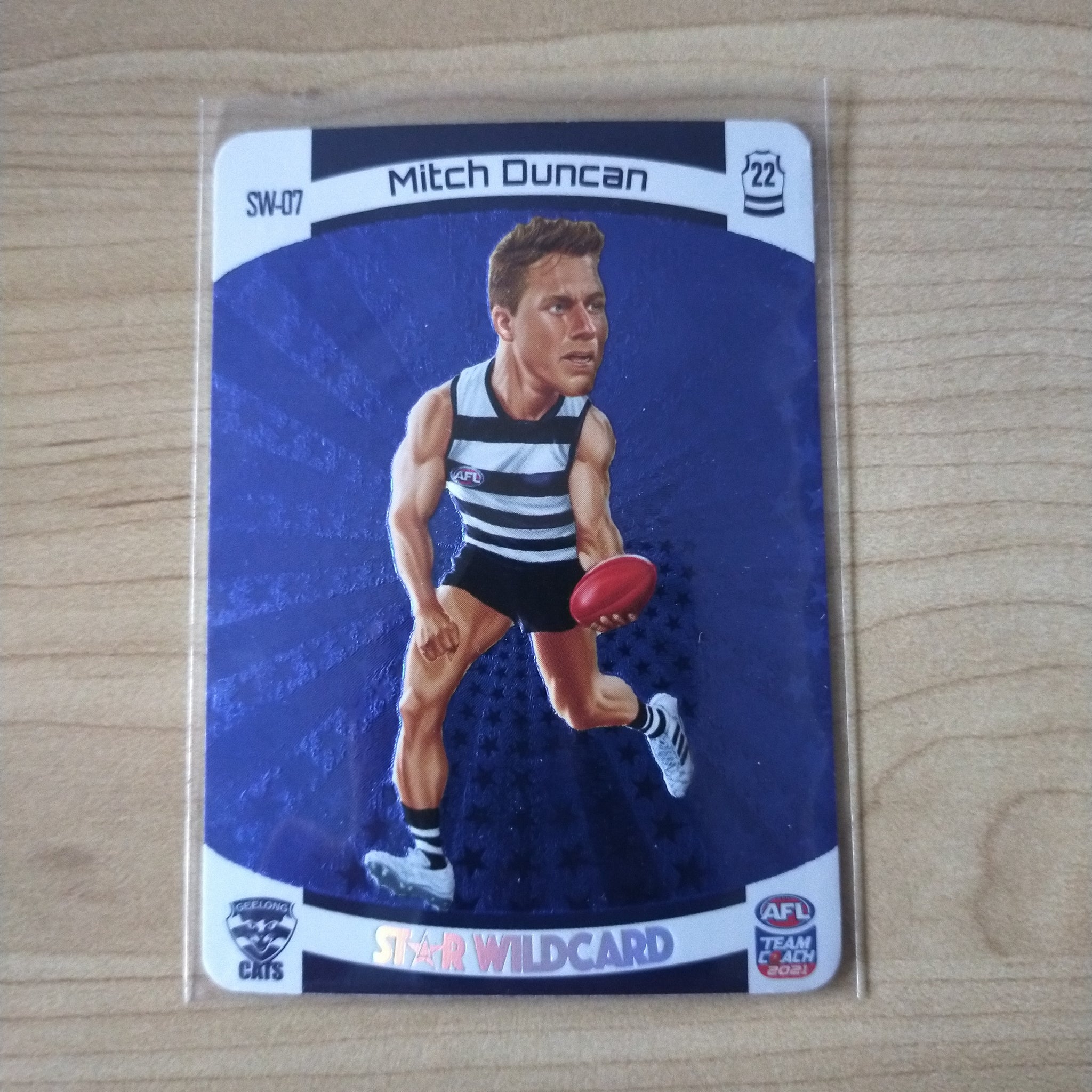 2021 AFL Teamcoach Star Wildcard Mitch Duncan Geelong SW-07