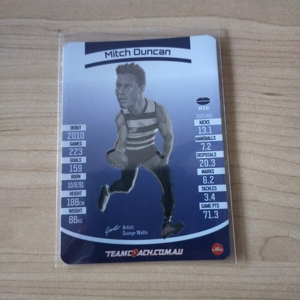 2021 AFL Teamcoach Star Wildcard Mitch Duncan Geelong SW-07