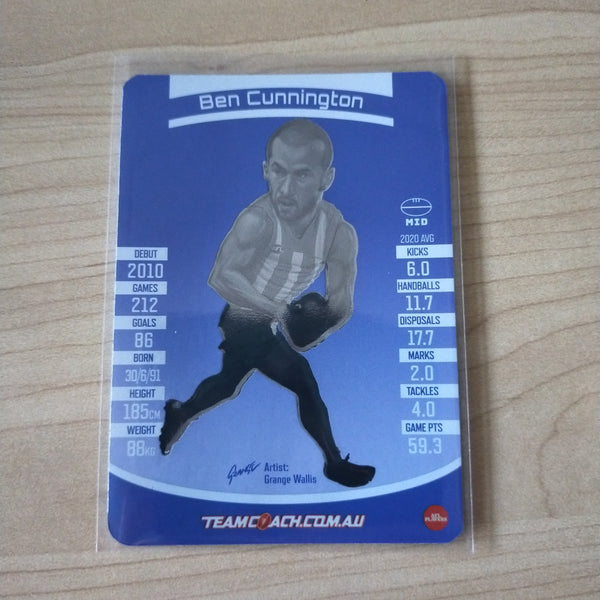 2021 AFL Teamcoach Star Wildcard Ben Cunnington North Melbourne SW-12