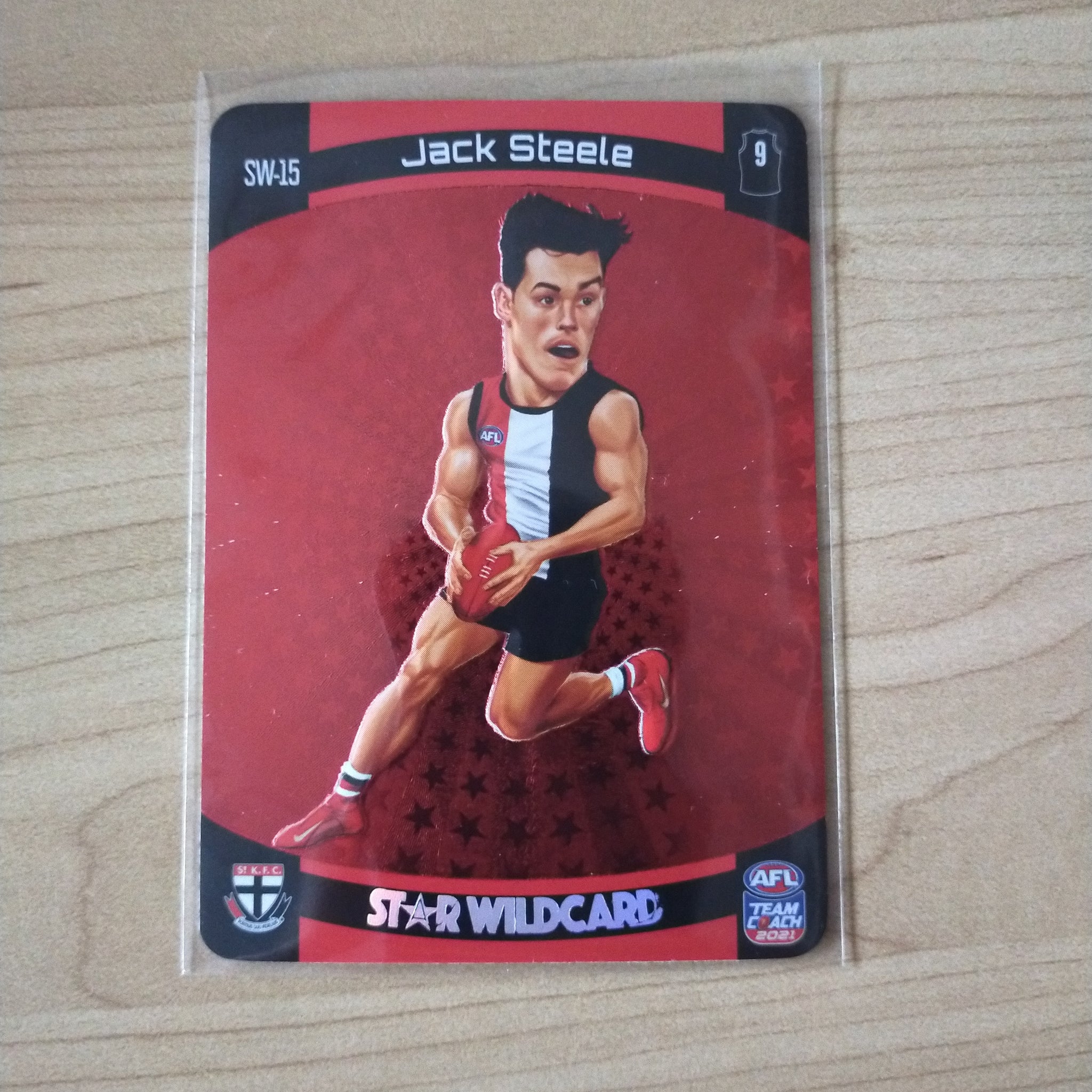 2021 AFL Teamcoach Star Wildcard Jack Steele St Kilda SW-15