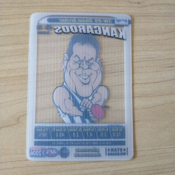2006 Teamcoach Star Wildcard Glenn Archer North Melbourne SW-09