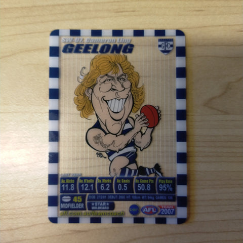2007 Teamcoach Star Wildcard Cameron Ling Geelong SW-07