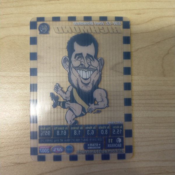 2007 Teamcoach Star Wildcard Joel Bowden Richmond SW-12