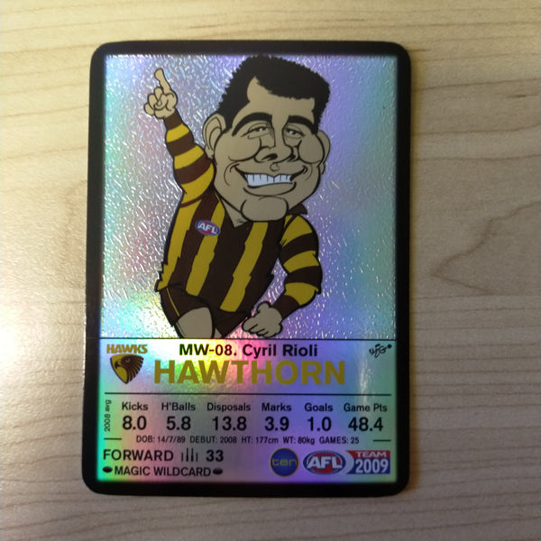 2009 Teamcoach Magic Wildcard Cyril Rioli Hawthorn MW-08