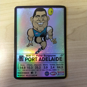 2009 Teamcoach Magic Wildcard Peter Burgoyne Port Adelaide MW-11