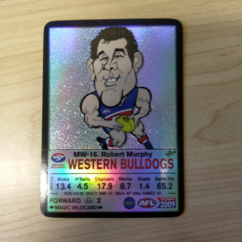 2009 Teamcoach Magic Wildcard Robert Murphy Western Bulldogs MW-16