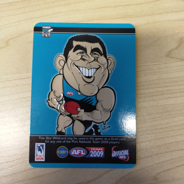 2009 Teamcoach Star Wildcard Shaun Burgoyne Port Adelaide SW-11