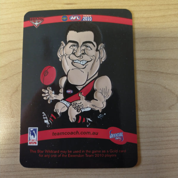 2010 Teamcoach Star Wildcard Jobe Watson Essendon SW-05