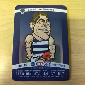 AFL 2010 Teamcoach Star Wildcard Joel Selwood Geelong Football Club SW-07