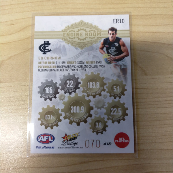 2020 Select Prestige Engine Room Ed Curnow Carton No.070/120
