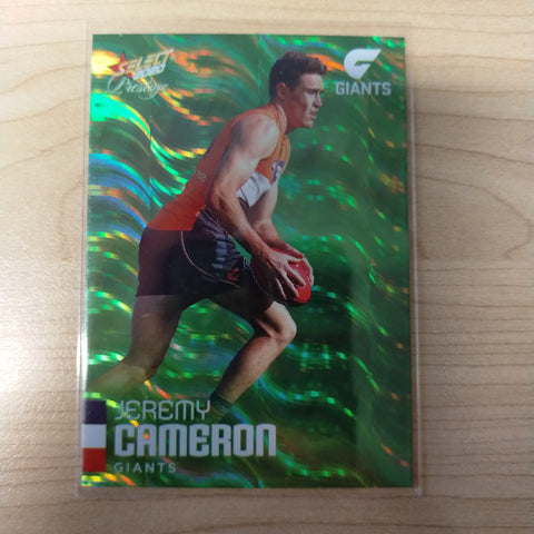 2020 Select Prestige Green Parallel Jeremy Cameron GWS No.058/60