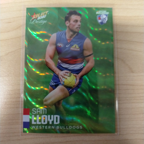 2020 Select Prestige Green Parallel Sam Lloyd Western Bulldogs No.051/60