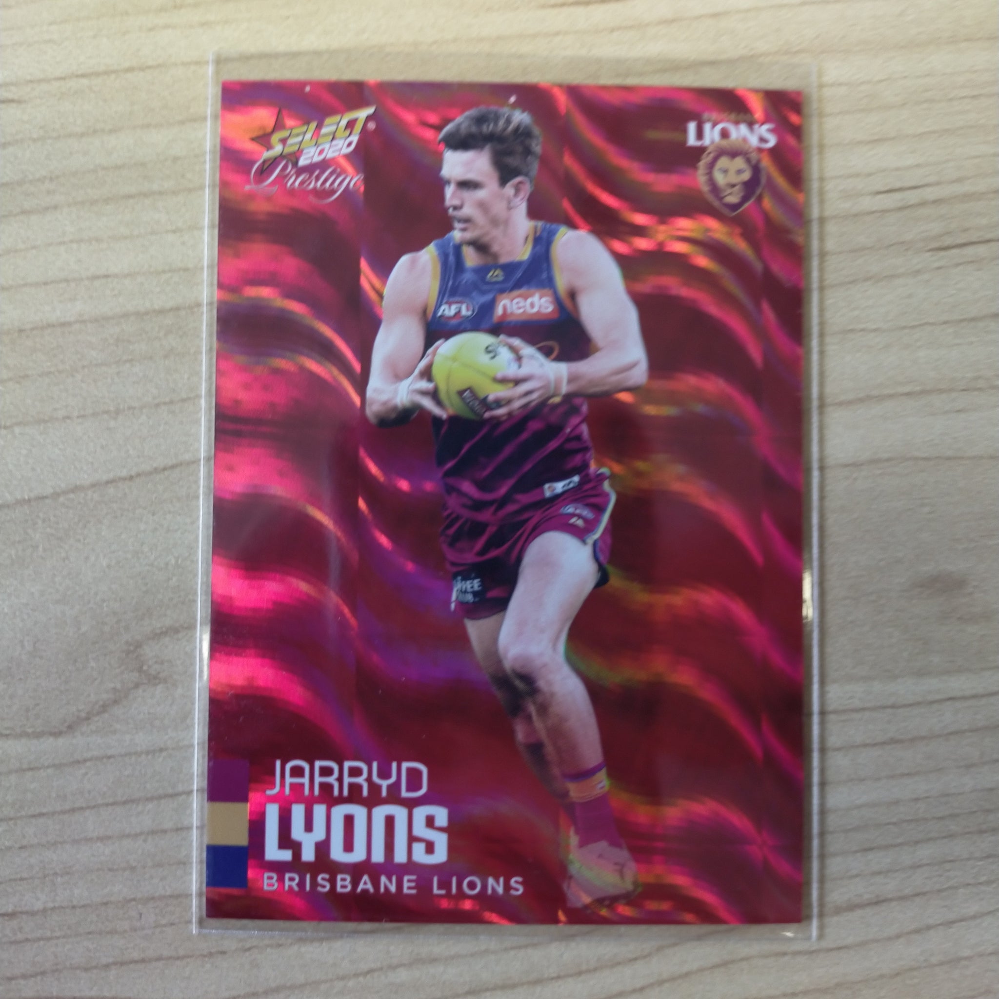 2020 Select Prestige Red Parallel Jarryd Lyons Brisbane No. 169/170