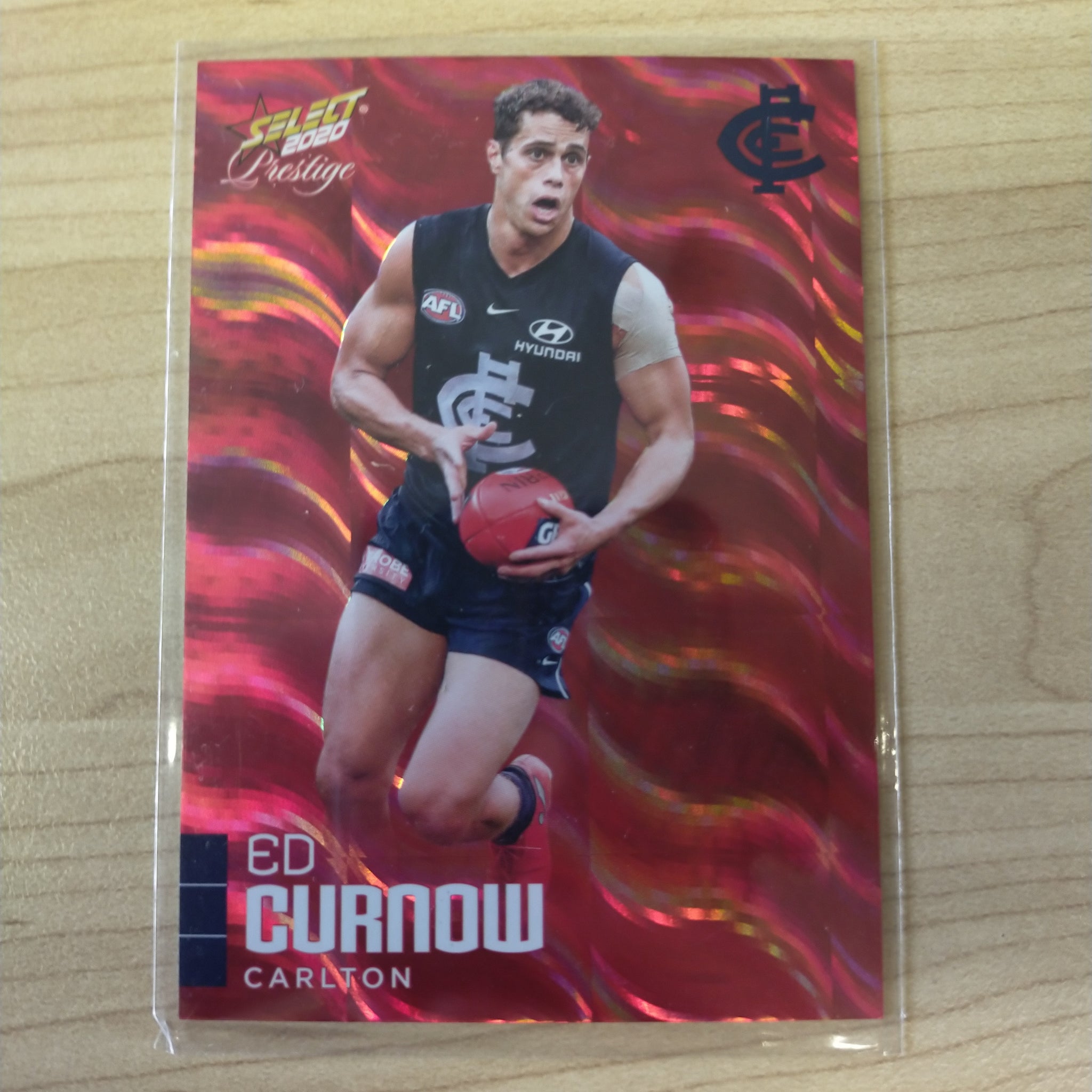 2020 Select Prestige Red Parallel Ed Curnow Carlton No. 013/170