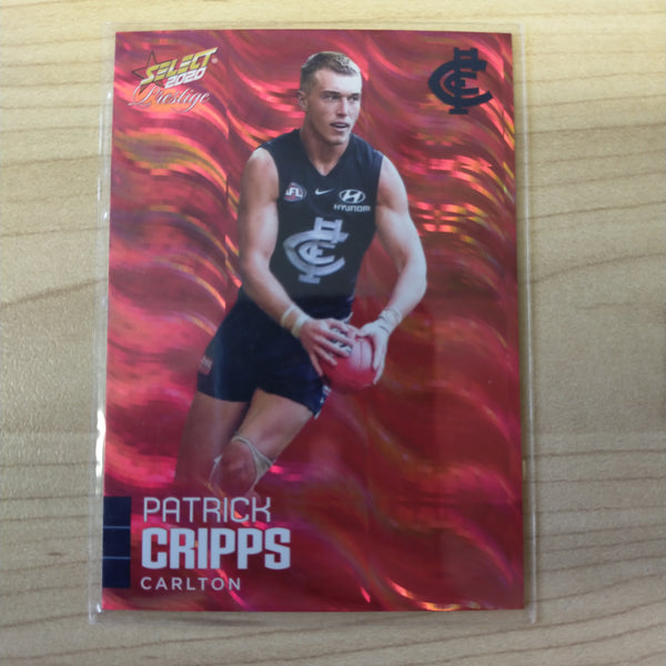 2020 Select Prestige Red Parallel Patrick Cripps Carlton No. 080/170
