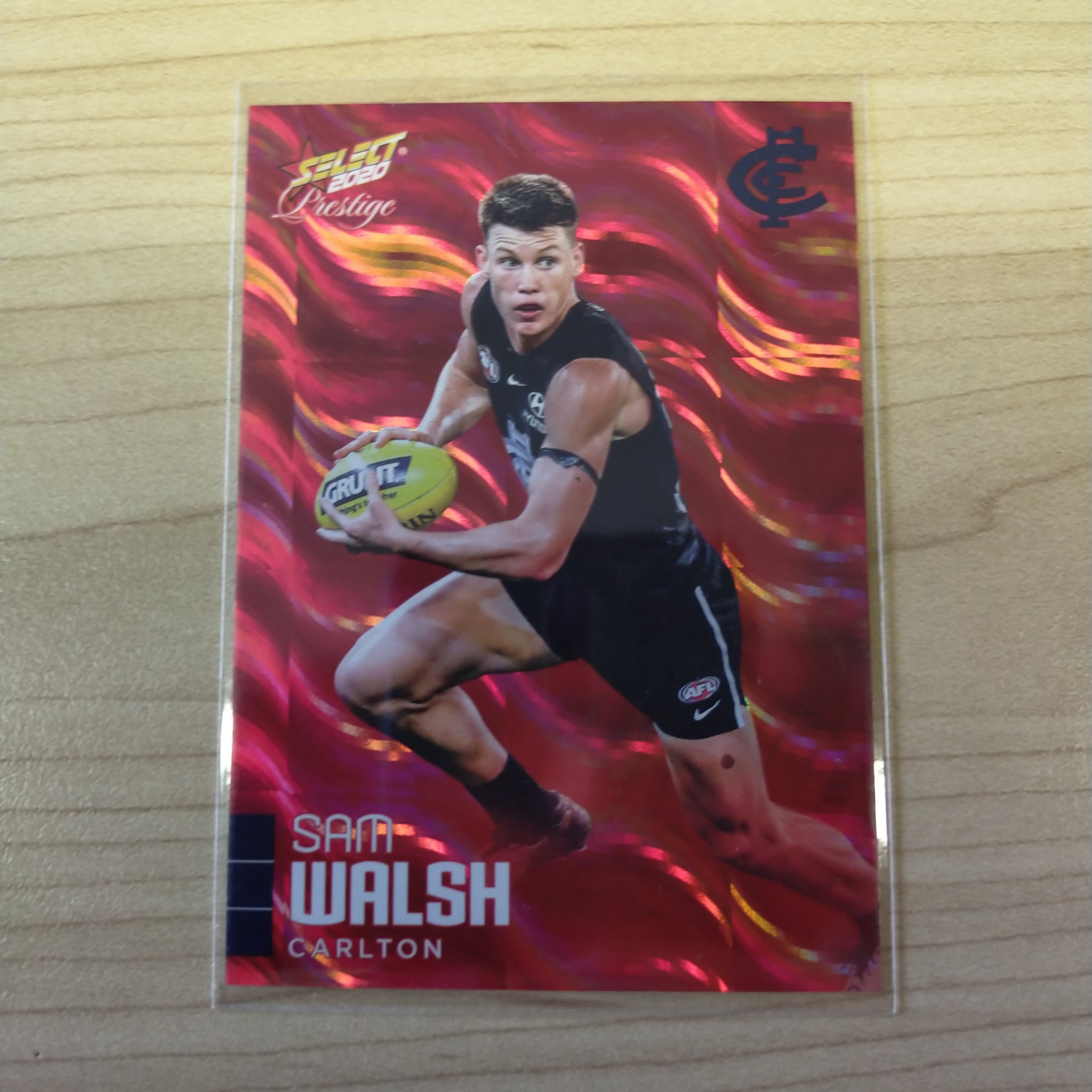 2020 Select Prestige Red Parallel Sam Walsh Carlton No. 019/170