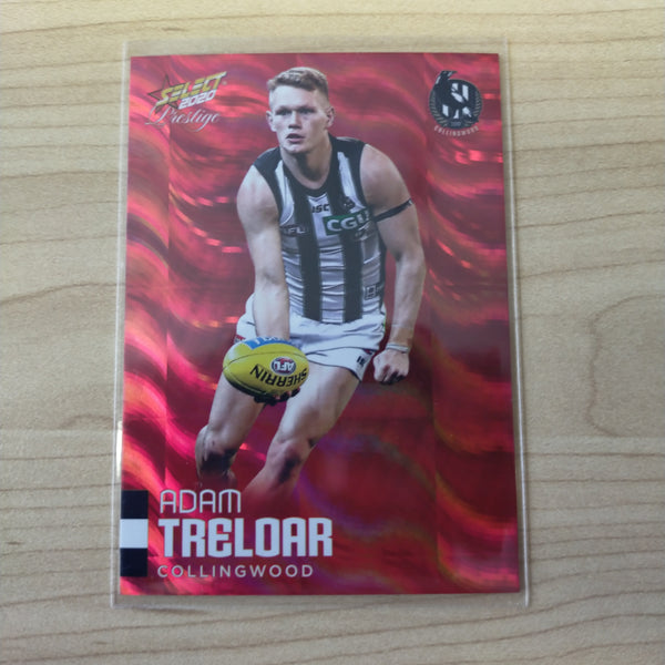 2020 Select Prestige Red Parallel Adam Treloar Collingwood No. 051/170