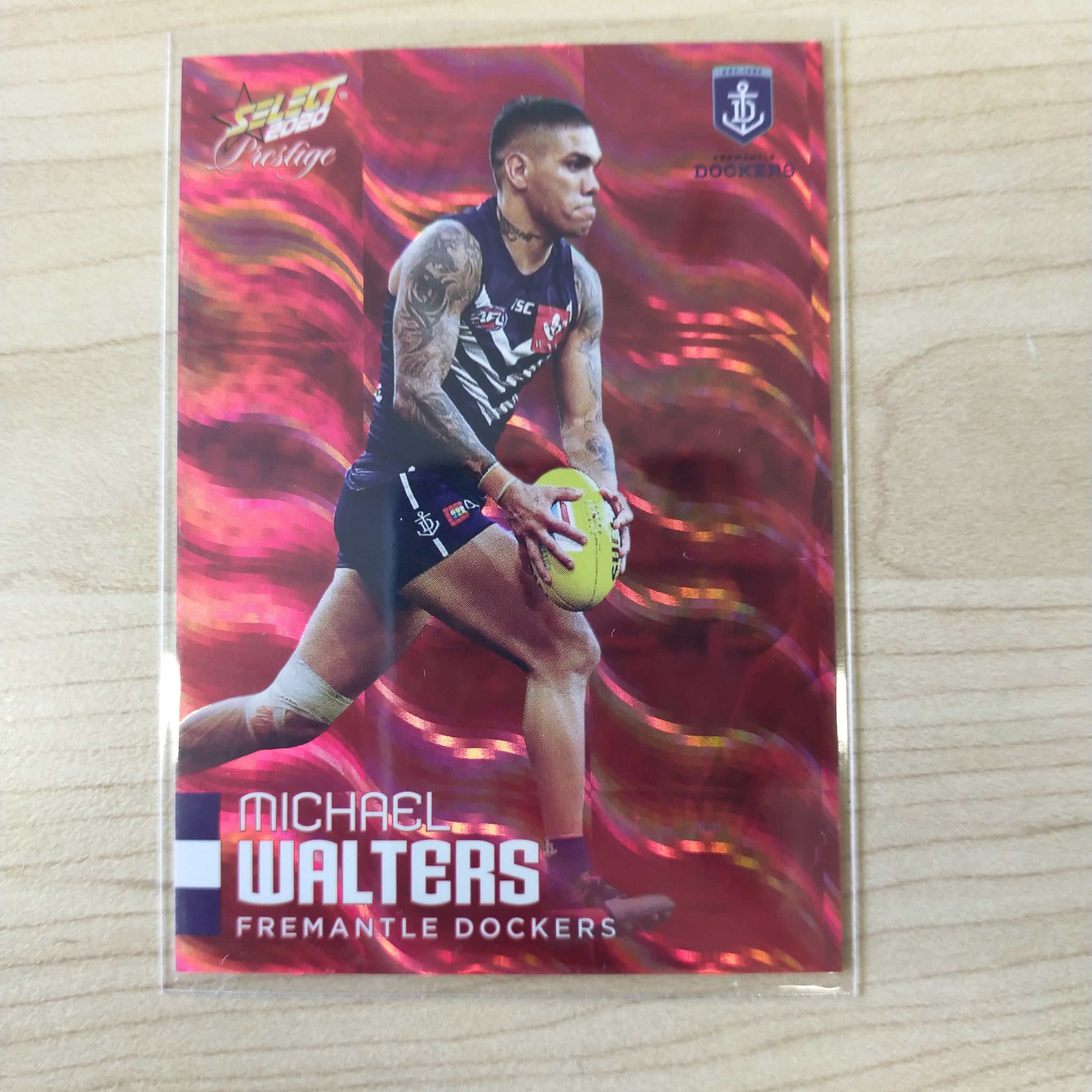 2020 Select Prestige Red Parallel Michael Walters Fremantle No. 141/170