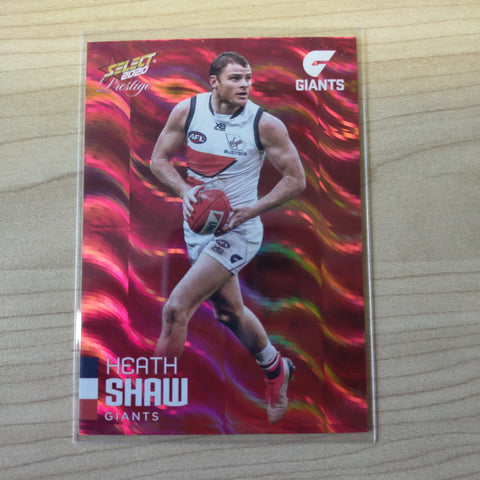 2020 Select Prestige Red Parallel Heath Shaw GWS No. 124/170