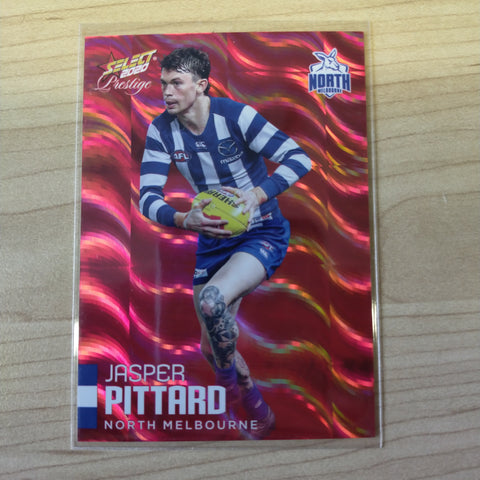 2020 Select Prestige Red Parallel Jasper Pittard North Melbourne No. 108/170