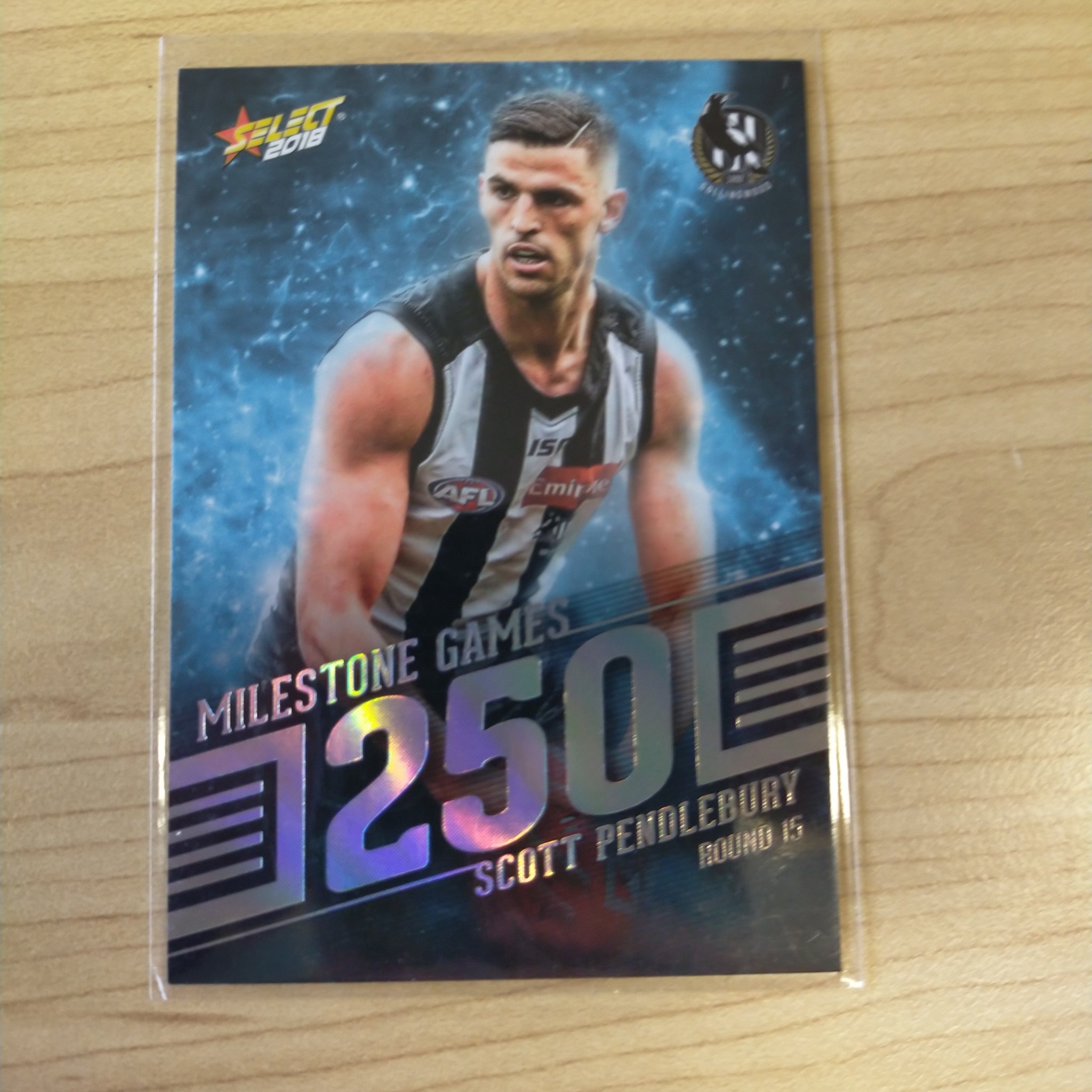 2018 Select Milestone Games Scott Pendlebury 250 Games Round 15 Collingwood