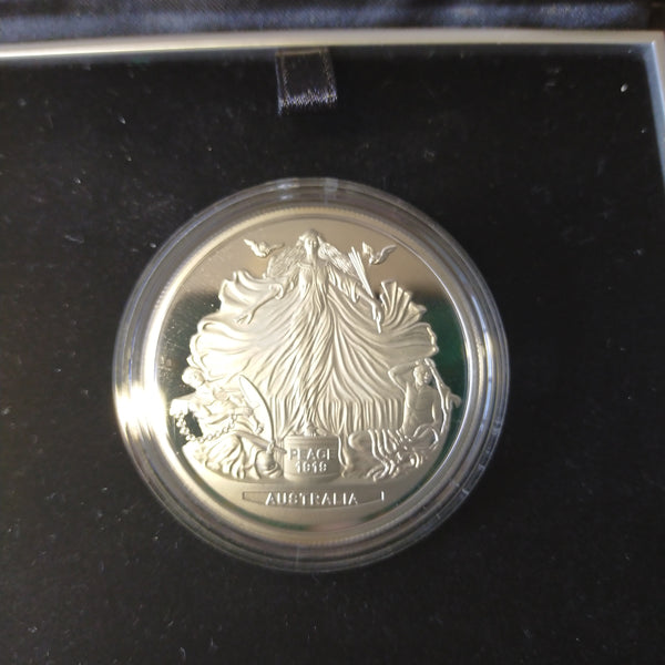 2019 Royal Australian Mint $5 Treaty Of Versailles 1oz .999 Silver Proof Coin