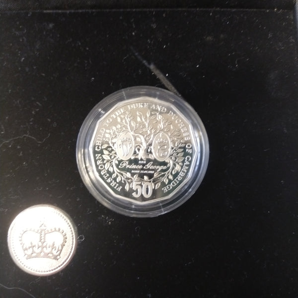 Australia 2013 Royal Australian Mint 50c Firstborn Royal Baby of the Duke and Duchess of Cambridge .999 Silver Proof Coin