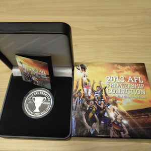 Australia 2013 Royal Australian Mint $1 AFL Football Premiership Hawthorn 1oz .999 Silver Proof Coin