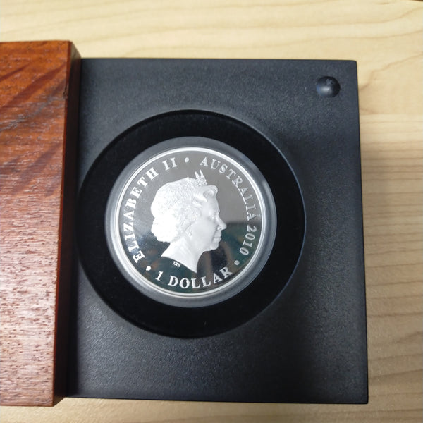 Australia 2010 Perth Mint $1 Burke & Wills 150 Year Anniversary 1oz .999 Silver Proof Coin