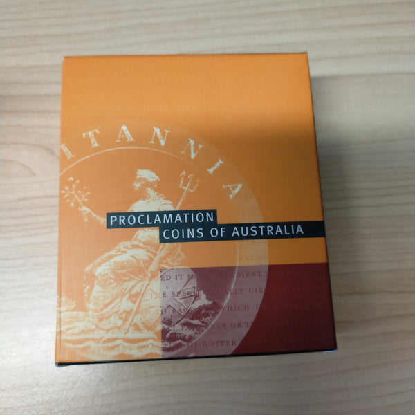 Australia 2000 Royal Australian Mint $1 Proclamation Coins of Australia Cartwheel Penny 1oz .999 Silver Proof Coin
