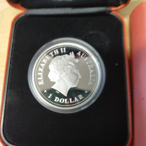 Australia 2003 Perth Mint $1 Prince William of Wales 21st Birthday 1oz .999 Silver Proof Coin