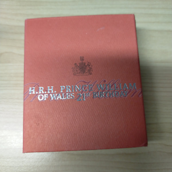 Australia 2003 Perth Mint $1 Prince William of Wales 21st Birthday 1oz .999 Silver Proof Coin