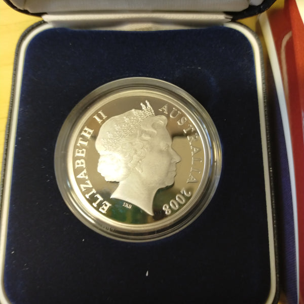 Australia 2008 Royal Australian Mint $5 Centenary of Scouts Australia .999 Silver Proof Coin