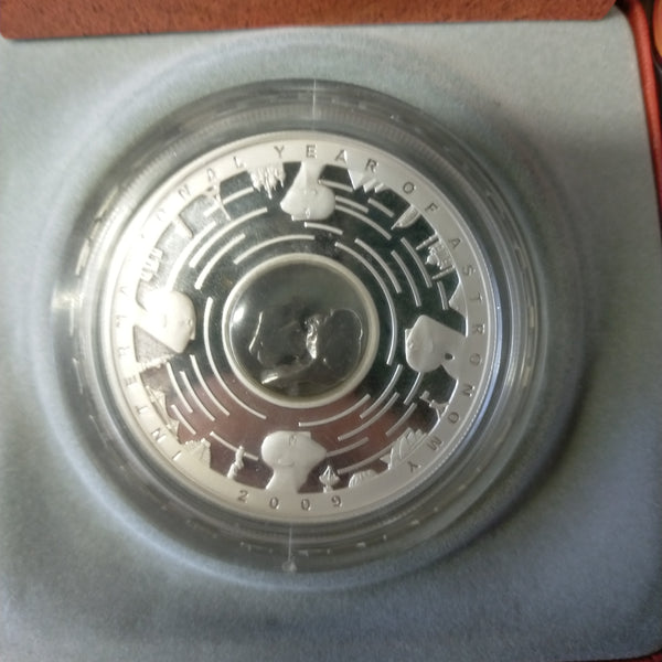 Australia 2009 Royal Australian Mint $5 International Year of Astronomy Meteorite .999 Silver Proof Coin