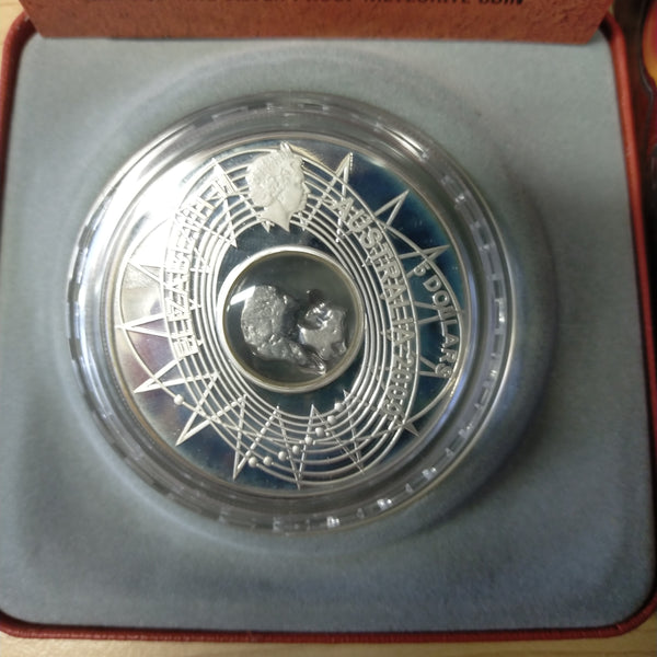 Australia 2009 Royal Australian Mint $5 International Year of Astronomy Meteorite .999 Silver Proof Coin