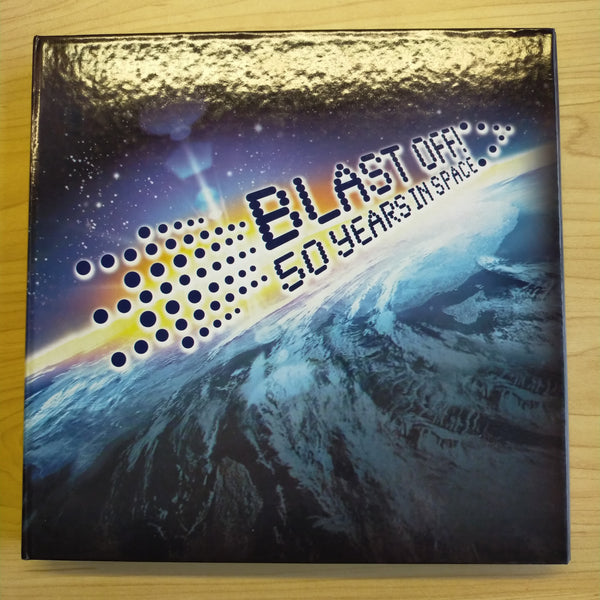 Australia 2004 Perth Mint Australia Post Blast Off 50 Years In Space $1 1oz .999 Silver Proof Coin and Stamp Set