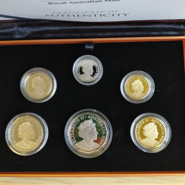 Australia 2020 Royal Australian Mint 6th Portrait A New Effigy Era Proof Year Coin Set