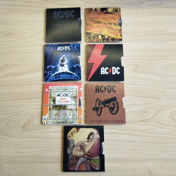 Australia 2020 - 2021 Royal Australian Mint AC/DC ACDC 20c Coloured Uncirculated Volume 1 Coins. Set of 7. Was $150. Special offer