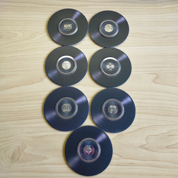 Australia 2020 - 2021 Royal Australian Mint AC/DC ACDC 20c Coloured Uncirculated Volume 1 Coins. Set of 7. Was $150. Special offer