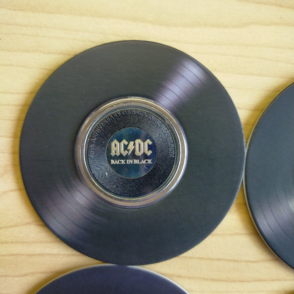 Australia 2020 - 2021 Royal Australian Mint AC/DC ACDC 20c Coloured Uncirculated Volume 1 Coins. Set of 7. Was $150. Special offer