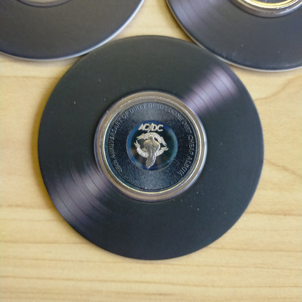 Australia 2020 - 2021 Royal Australian Mint AC/DC ACDC 20c Coloured Uncirculated Volume 1 Coins. Set of 7. Was $150. Special offer