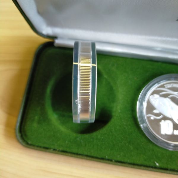 Australia 1995 - 1998 Royal Australian Mint $10 Australia's Endangered Species 4 x $10 Piedfort Sterling Silver Coin Set