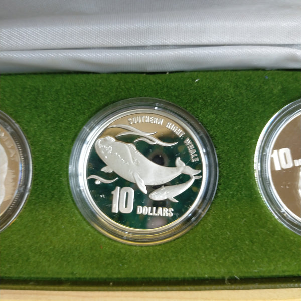 Australia 1995-98 Royal Australian Mint $10 Australia's Endangered Species Standard Proof Sterling Silver Coin Set of 4